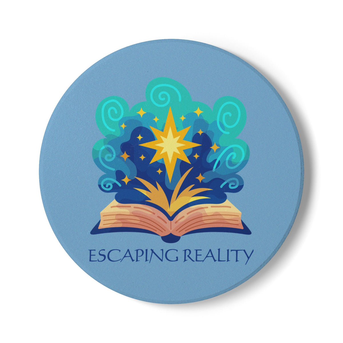 Escaping Reality (Magic) Ceramic Coaster