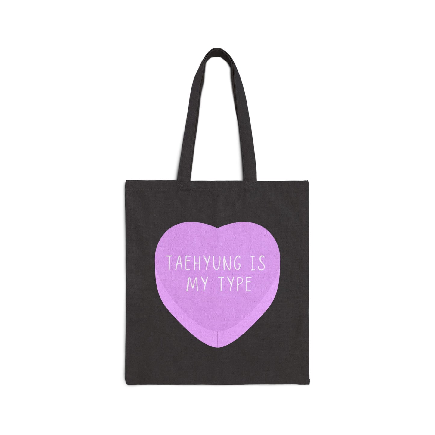 Taehyung Is My Type Cotton Canvas Tote Bag