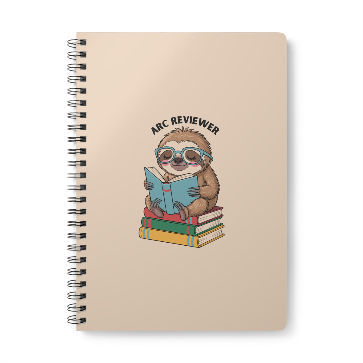 Arc Reviewer (Sloth) Wirobound Softcover Notebook, A5