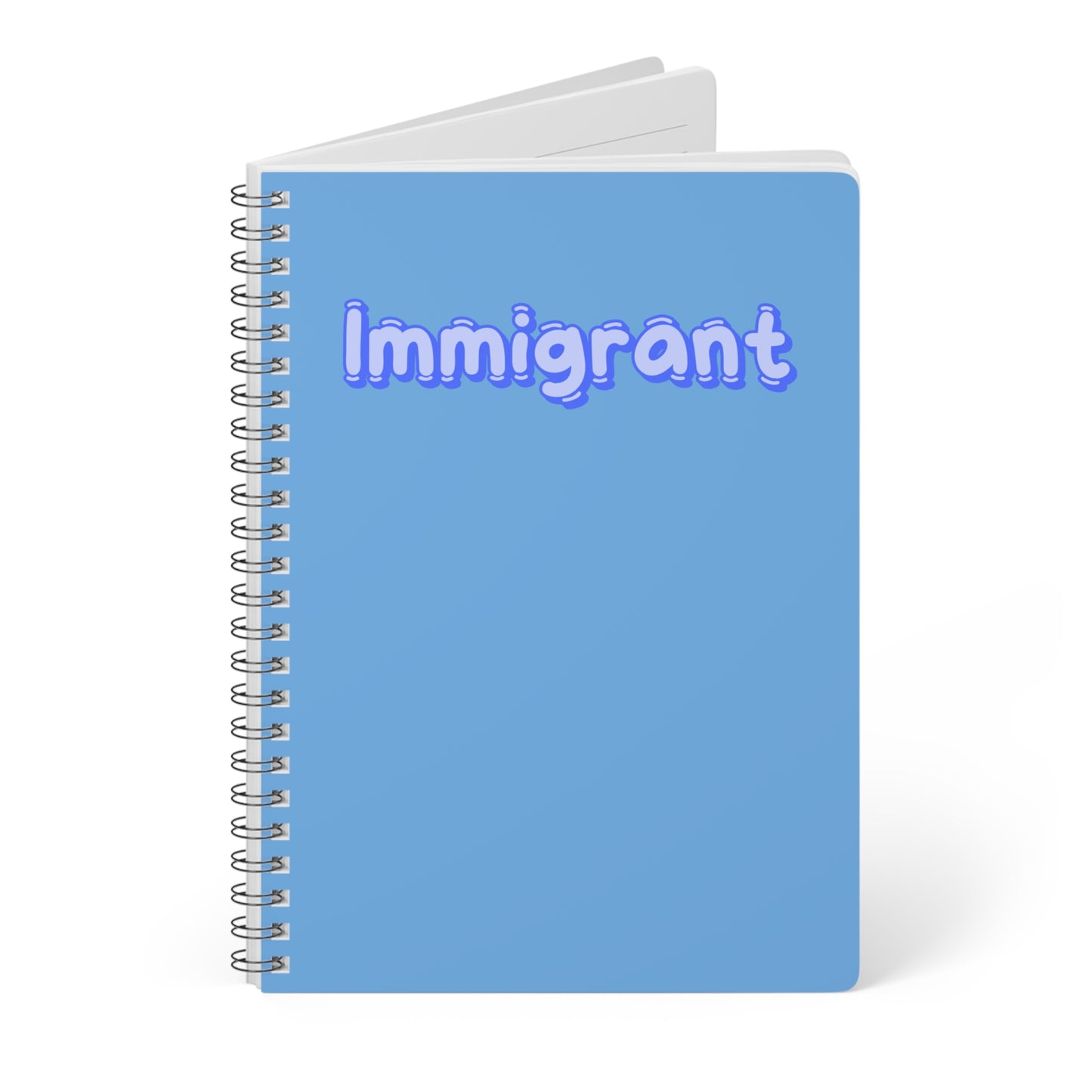 Immigrant (1) Wirobound Softcover Notebook, A5