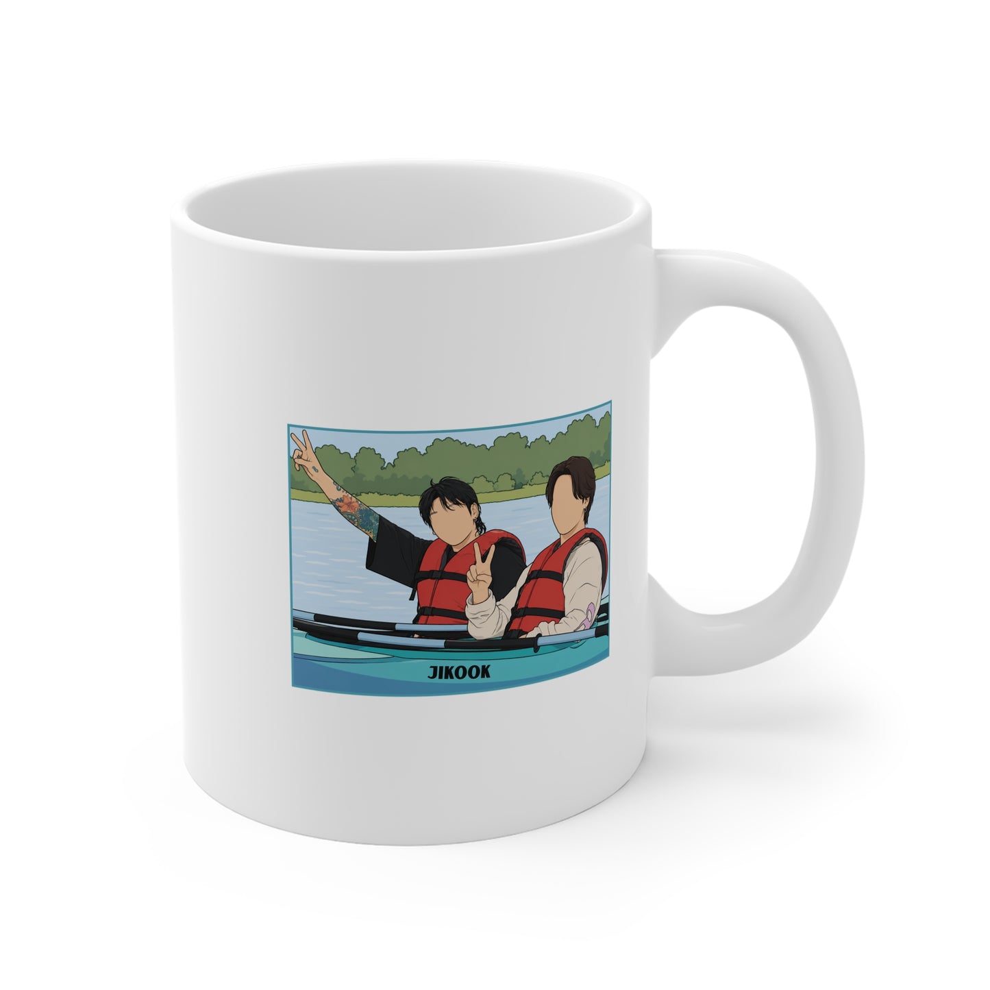 Jikook (Jimin & Jungkook Are You Sure) 11oz White Mug