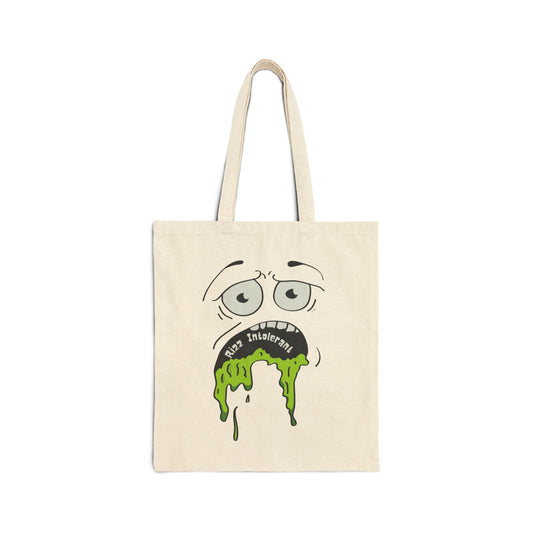 Rizz Intolerant Cotton Canvas Tote Bag