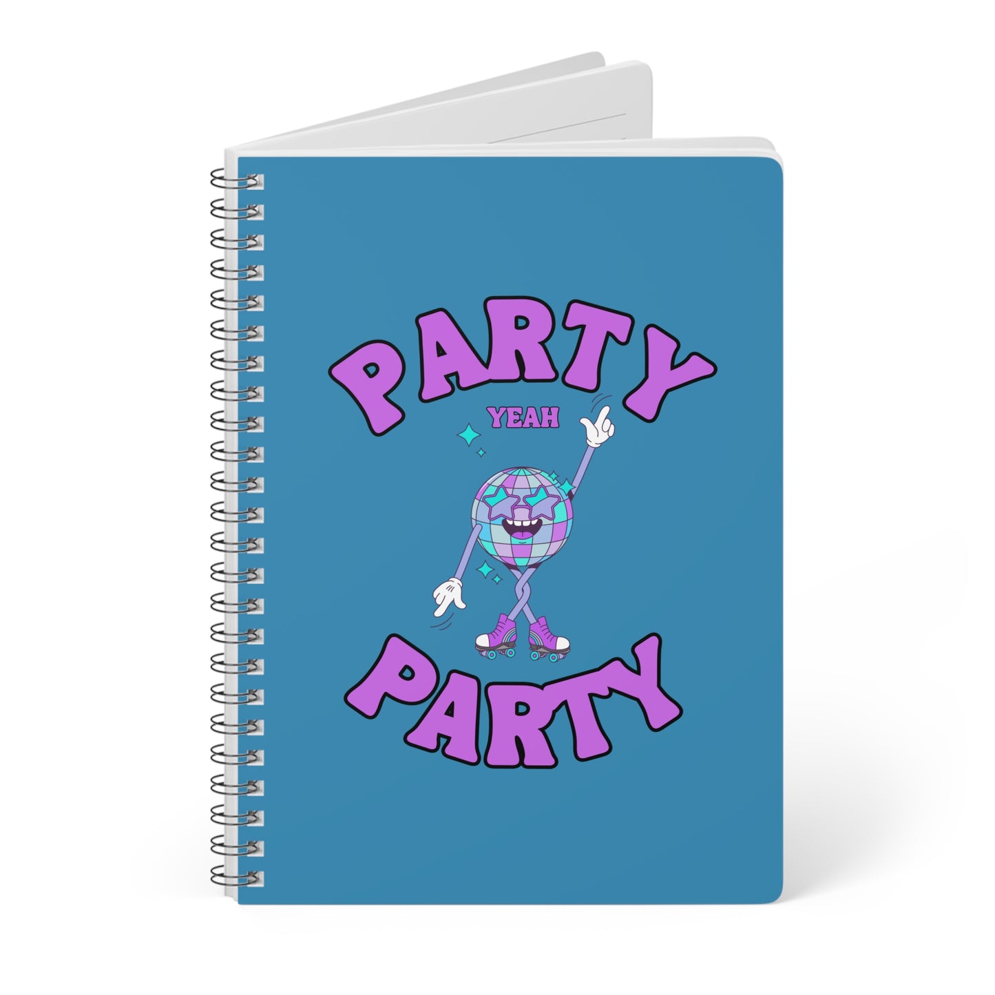 Party Party Yeah Disco (Jungkook) Wirobound Softcover Notebook, A5