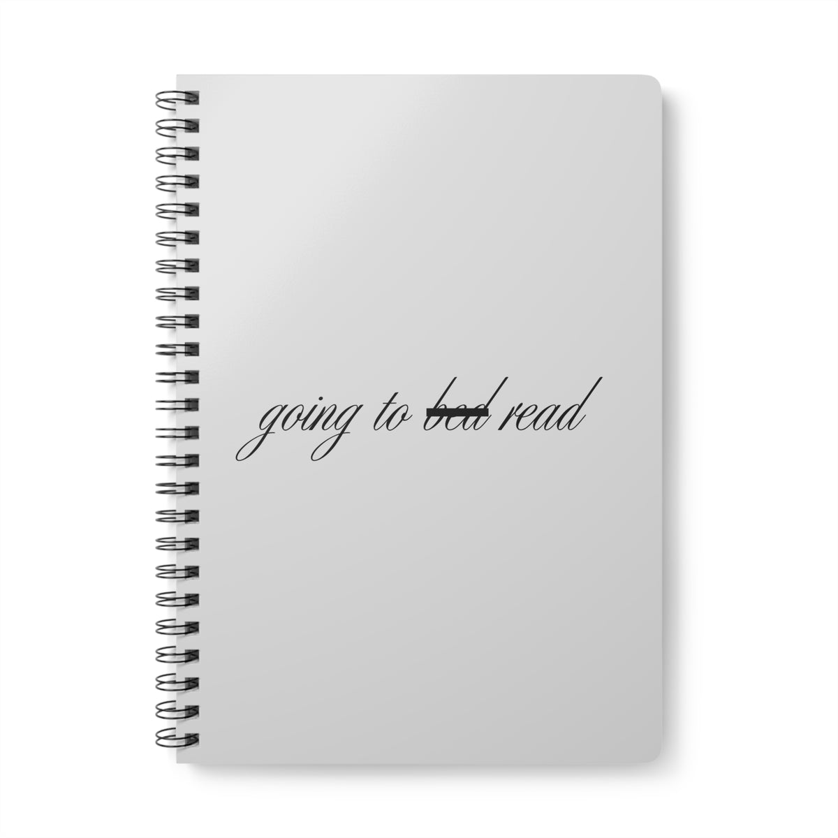 Going To Bed/Read Wirobound Softcover Notebook, A5