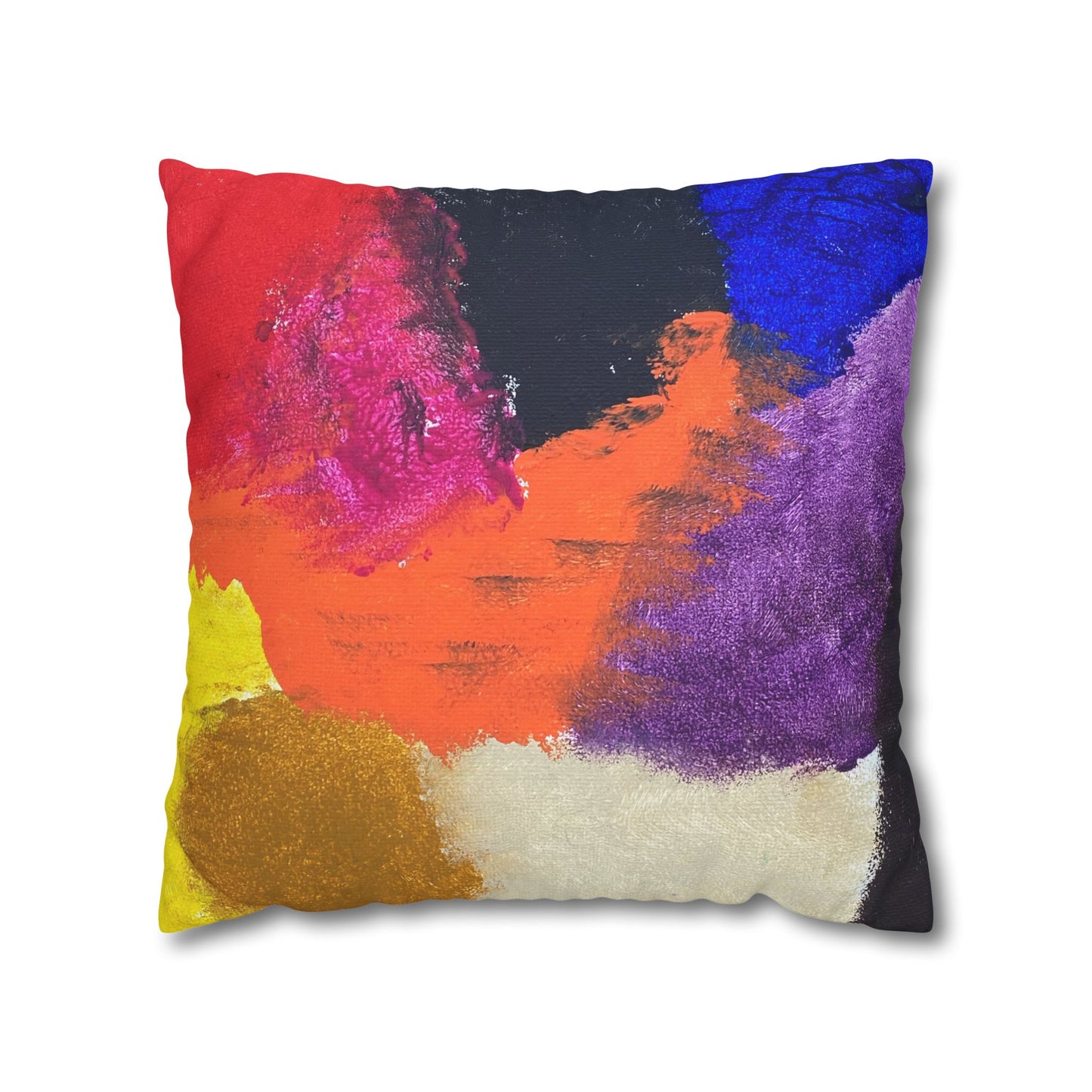 Thru A Rough Patch Square Poly Canvas Pillowcase