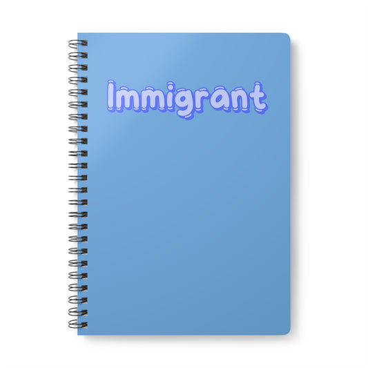 Immigrant (1) Wirobound Softcover Notebook, A5