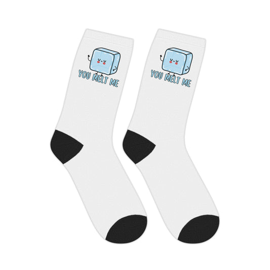 You Melt Me Mid-length Socks