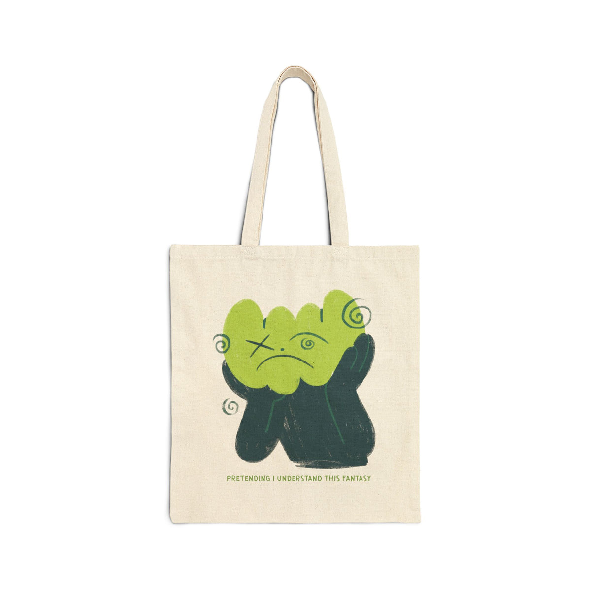 Pretending I Understand This Fantasy Cotton Canvas Tote Bag