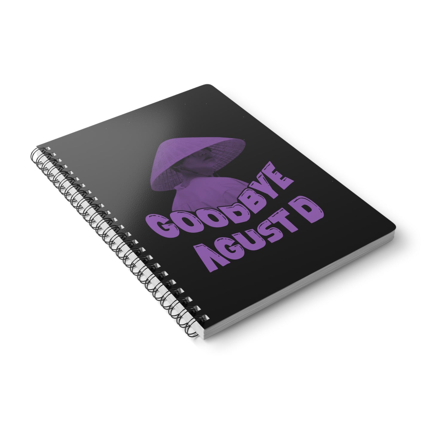 Goodbye Agust D Wirobound Softcover Notebook, A5