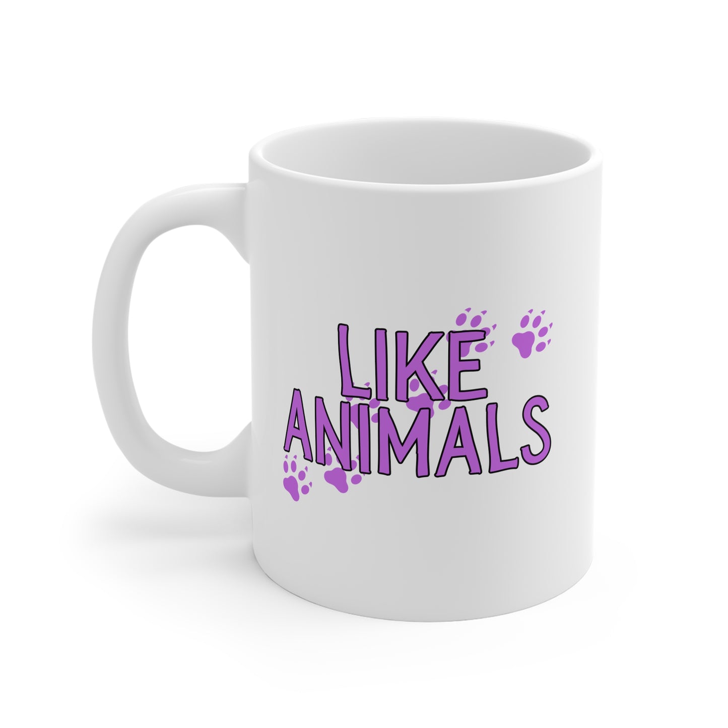 Like Animals BTS (Footprints) 11oz White Mug