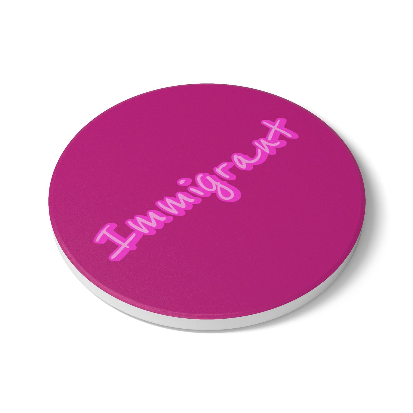 Immigrant Ceramic Coaster