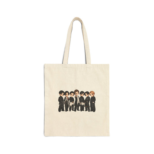 BTS Stage Outfit Cotton Canvas Tote Bag