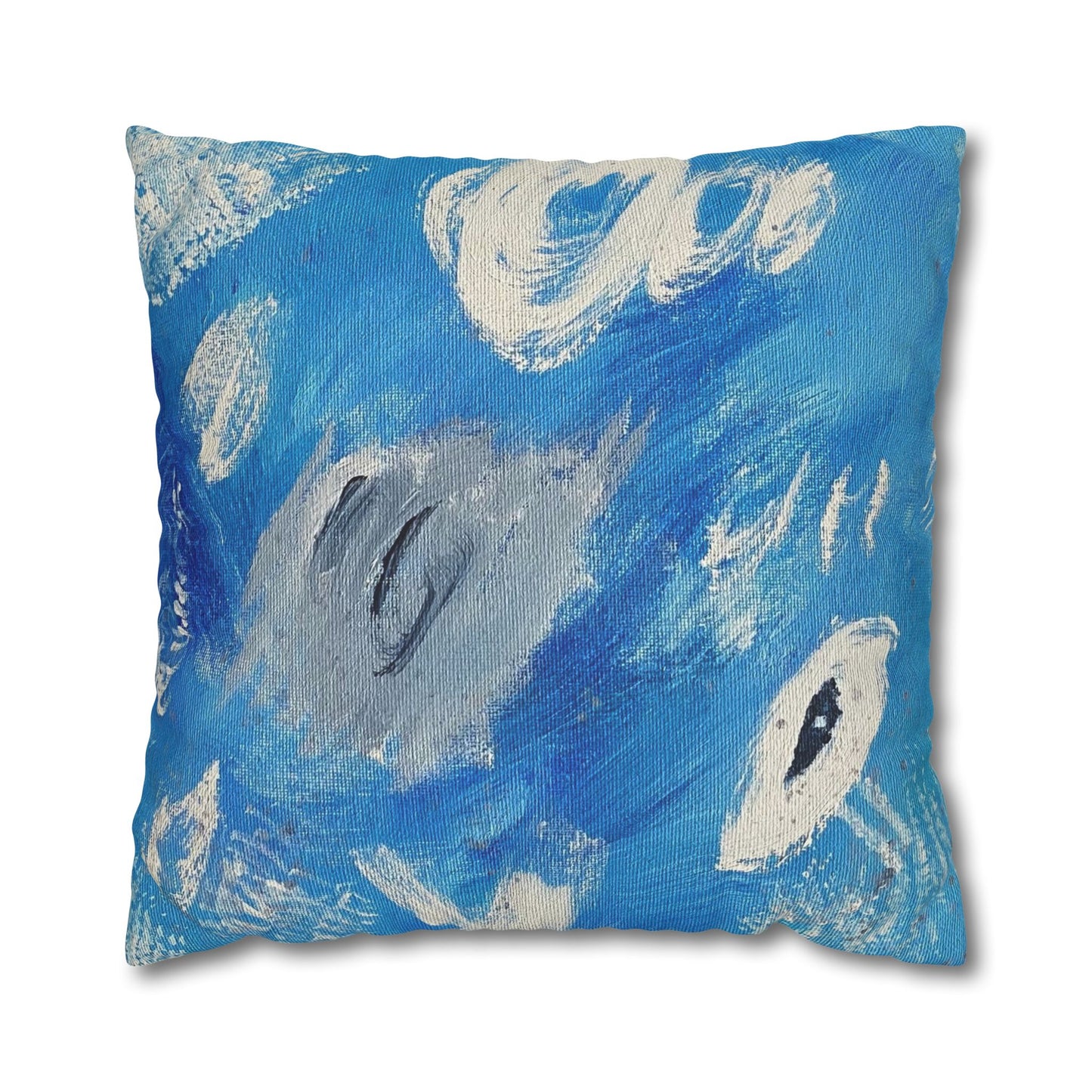 Flash Square Poly Canvas Pillowcase