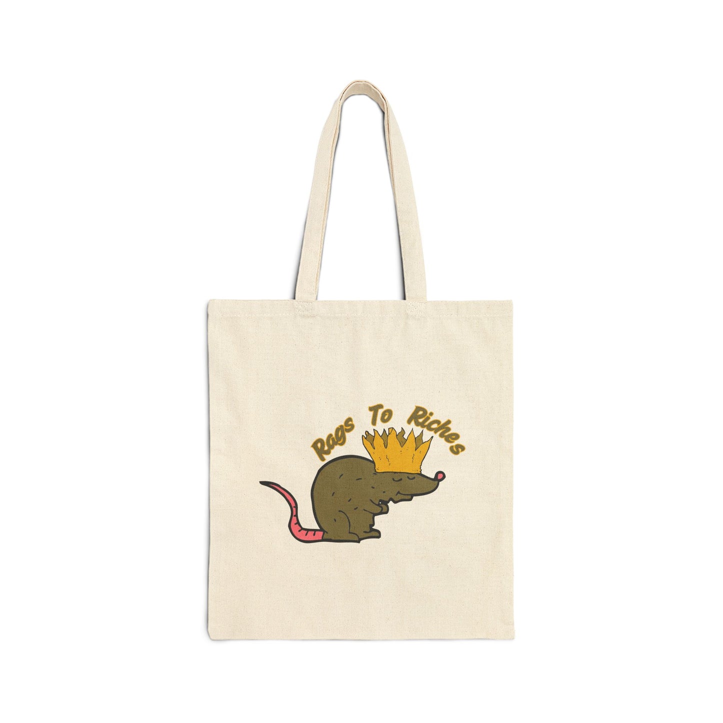 Rags To Riches Cotton Canvas Tote Bag