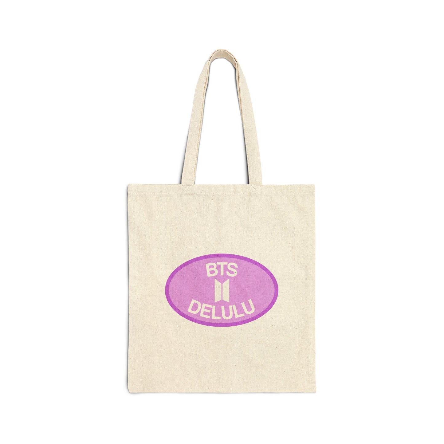 BTS Delulu Cotton Canvas Tote Bag
