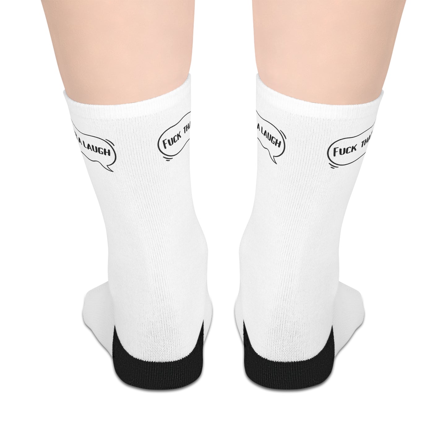Fuck That For A Laugh Mid-length Socks