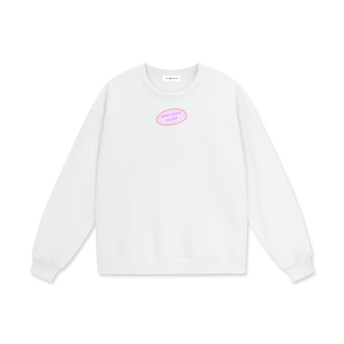 What Would Jin Do Heavyweight Drop Shoulder Sweatshirt