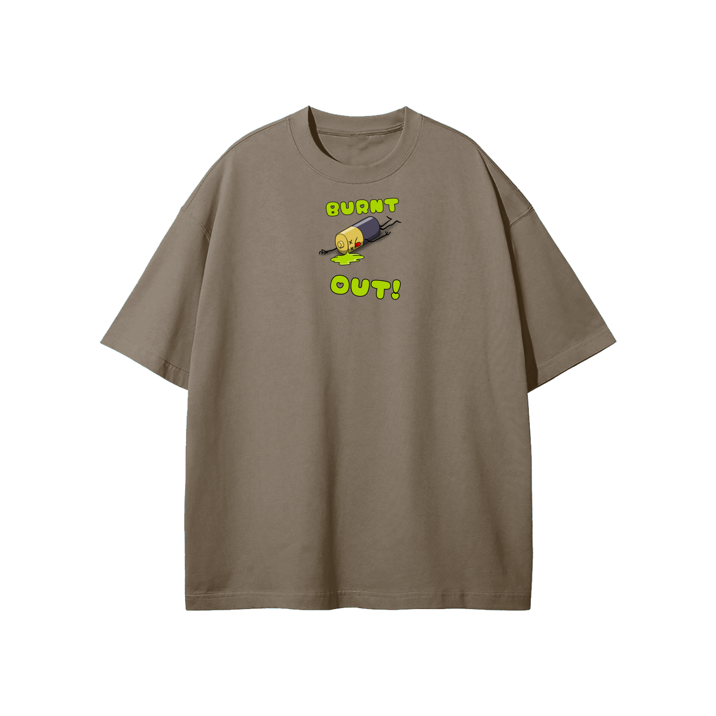 Burnt Out Streetwear Heavyweight Loose Fit T-Shirt