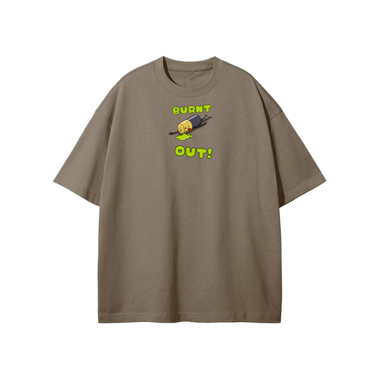Burnt Out Streetwear Heavyweight Loose Fit T-Shirt