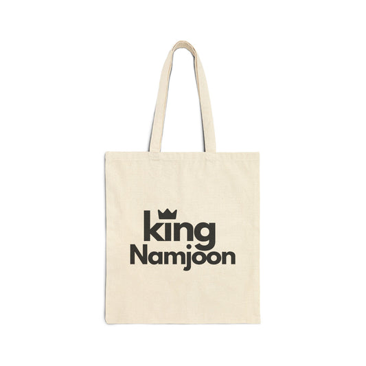 King Namjoon Cotton Canvas Tote Bag