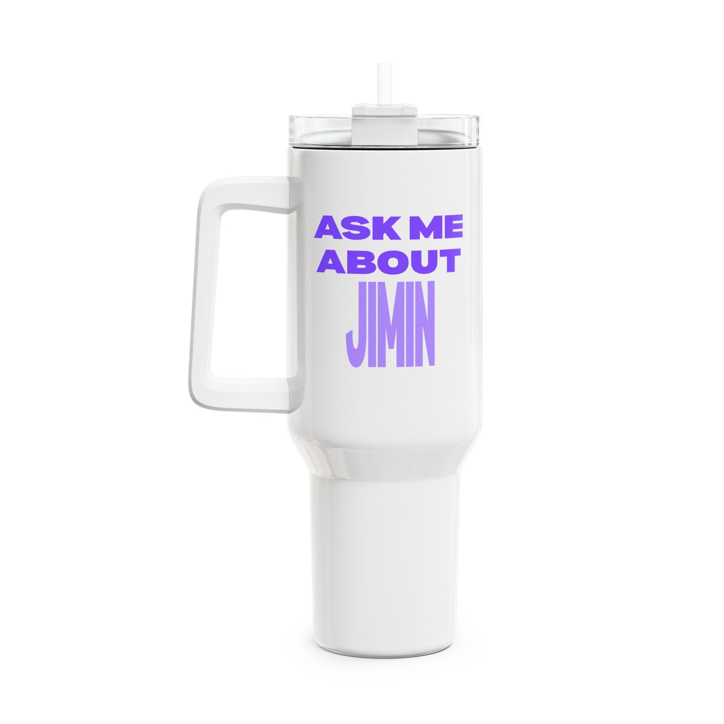 Ask Me About Jimin Tumbler, 40oz