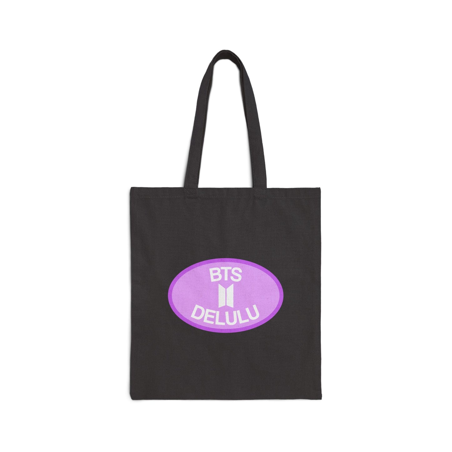 BTS Delulu Cotton Canvas Tote Bag