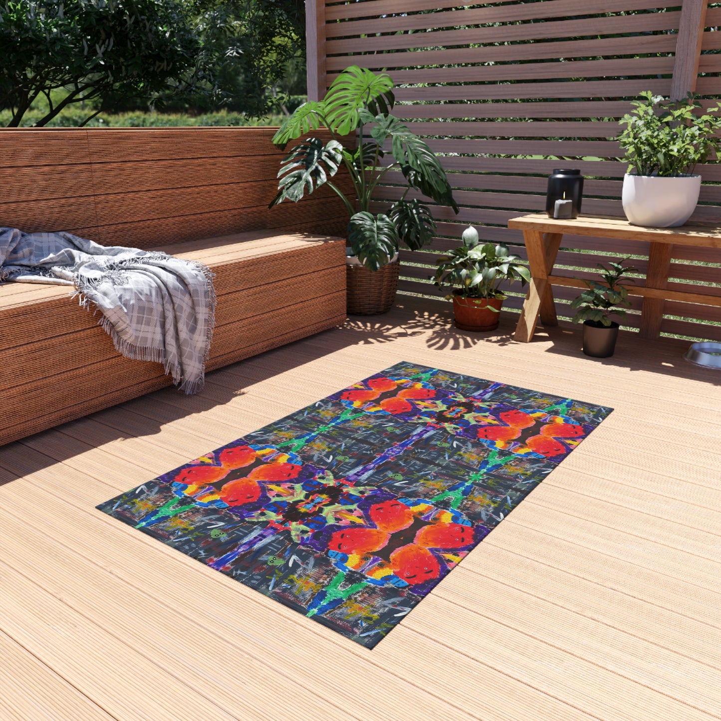 My Parents Are Aliens Outdoor Rug