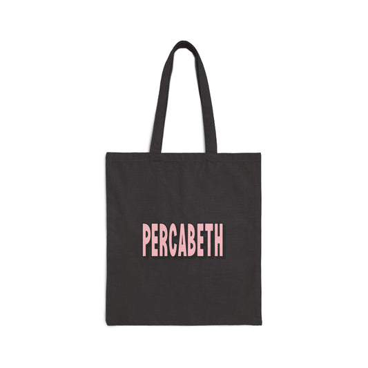 Percabeth Pink (Percy Jackson) Cotton Canvas Tote Bag