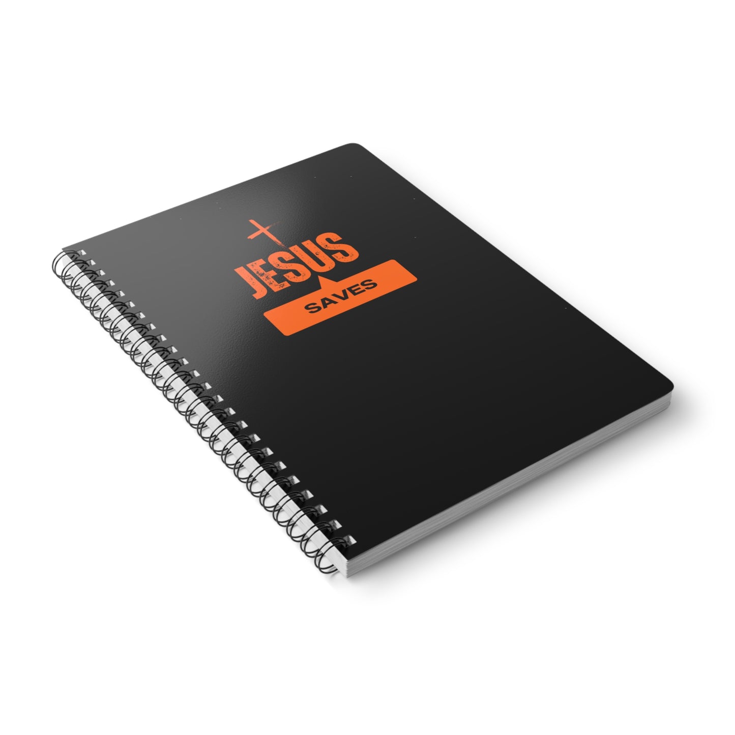 Jesus Saves Wirobound Softcover Notebook, A5
