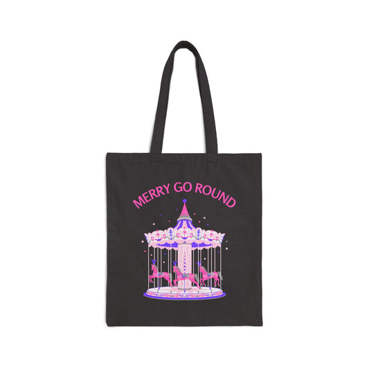 Merry Go Round BTS Arirang Cotton Canvas Tote Bag