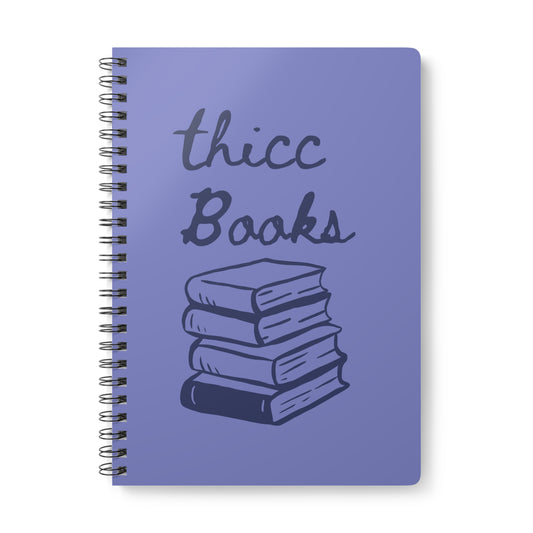 Thicc Books (Stack) Wirobound Softcover Notebook, A5
