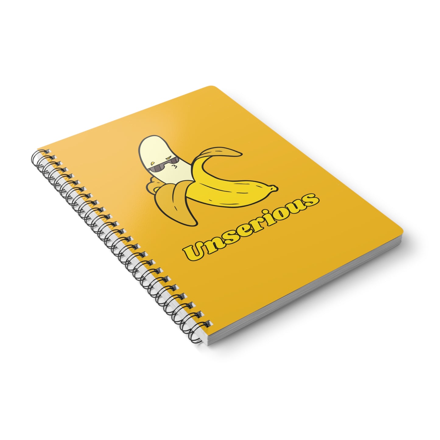 Unserious Wirobound Softcover Notebook, A5