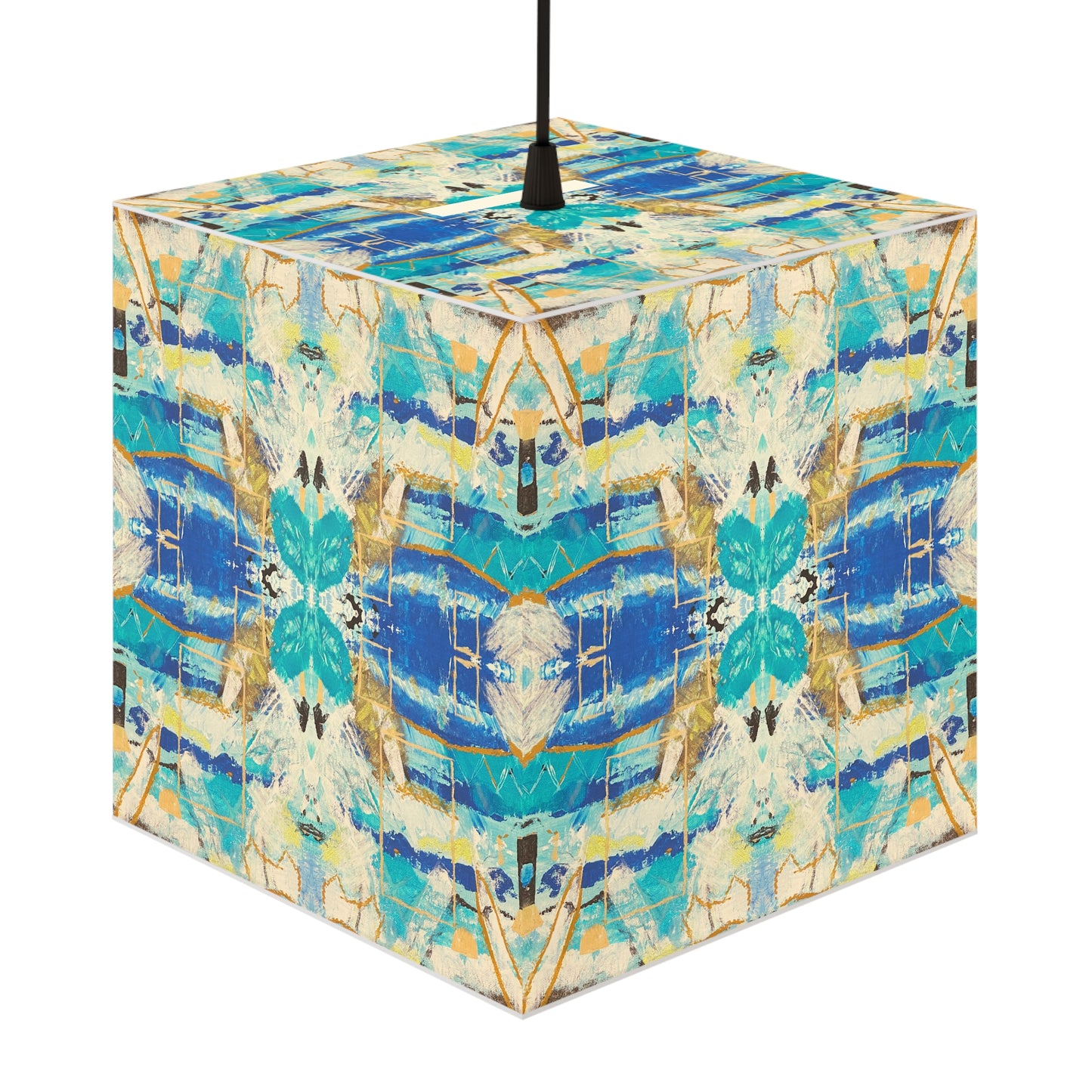 Portal Island Light Cube Lamp