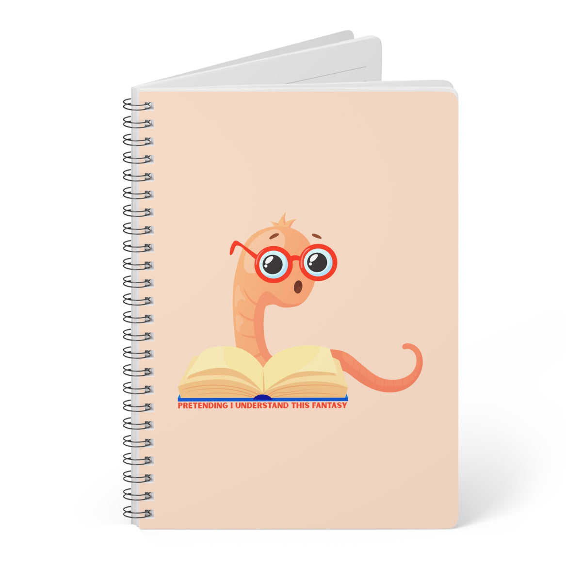 Pretending I Understand This Fantasy (Bookworm) Wirobound Softcover Notebook, A5