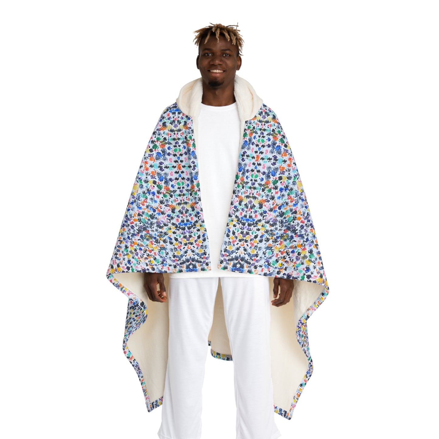 Millions Hooded Sherpa Fleece Blanket