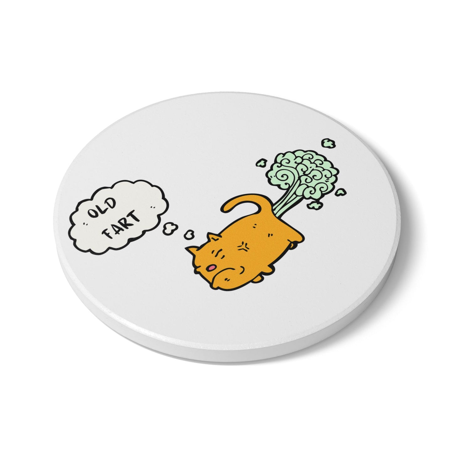 Old Fart (2) Ceramic Coaster