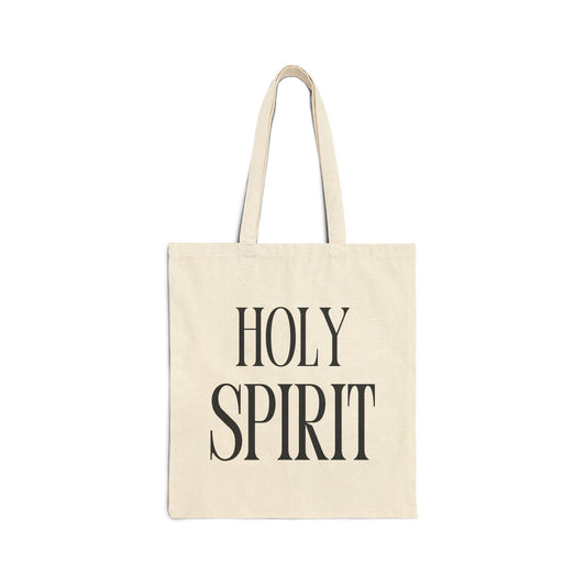 Holy Spirit Cotton Canvas Tote Bag