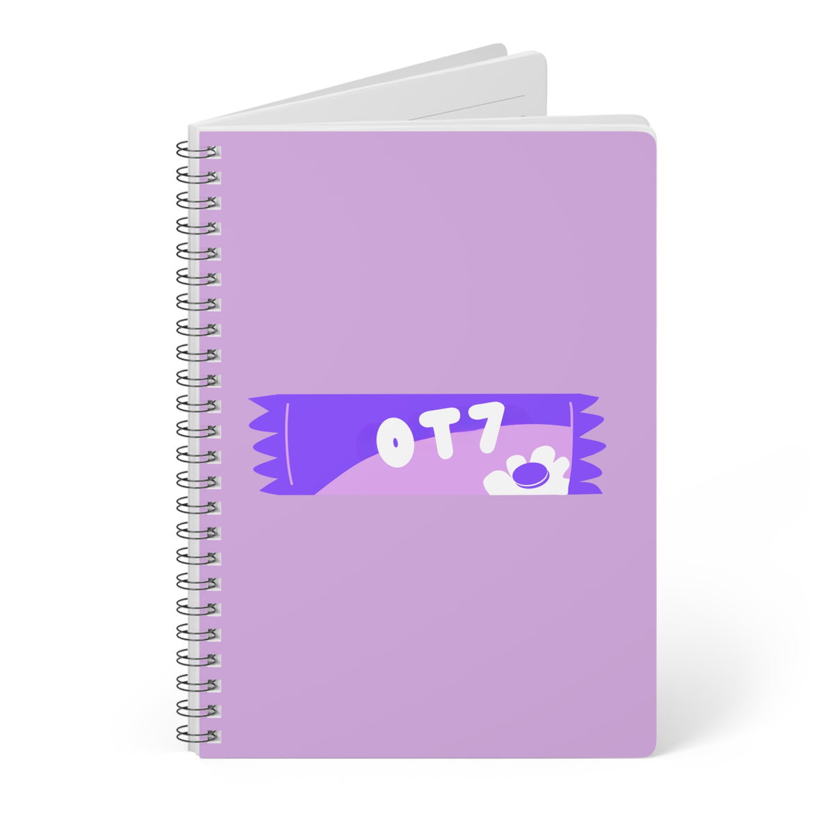 OT7 BTS Oreo Wirobound Softcover Notebook, A5