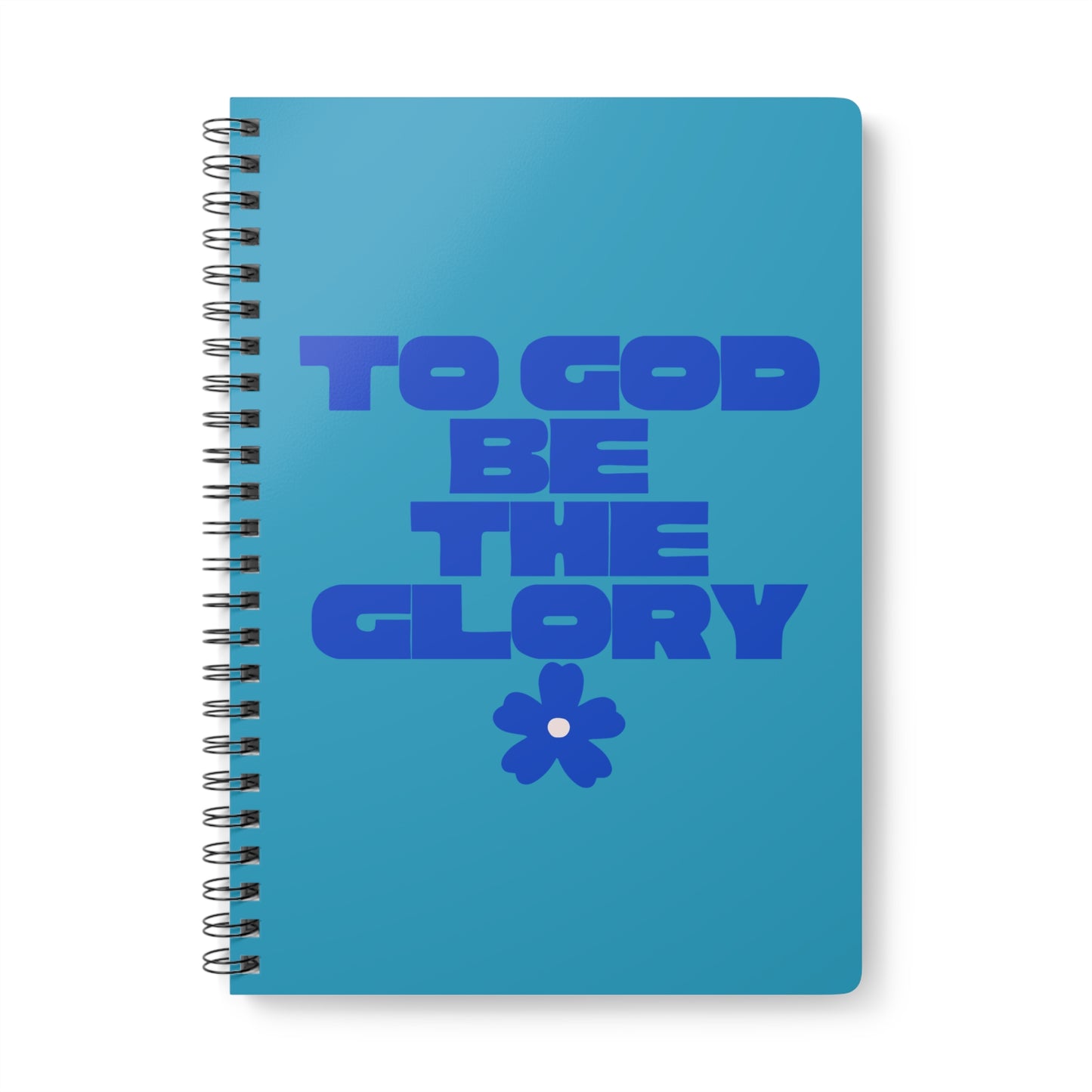 To God Be The Glory Wirobound Softcover Notebook, A5