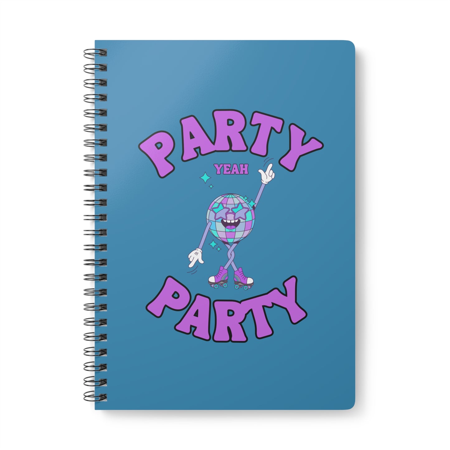Party Party Yeah Disco (Jungkook) Wirobound Softcover Notebook, A5