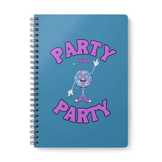 Party Party Yeah Disco (Jungkook) Wirobound Softcover Notebook, A5