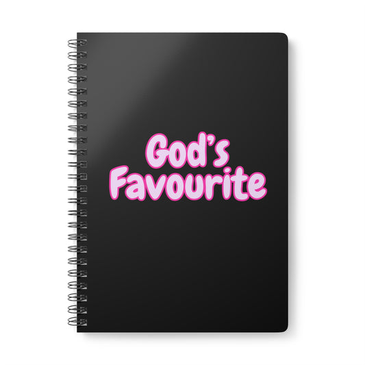 God's Favourite (1) Wirobound Softcover Notebook, A5