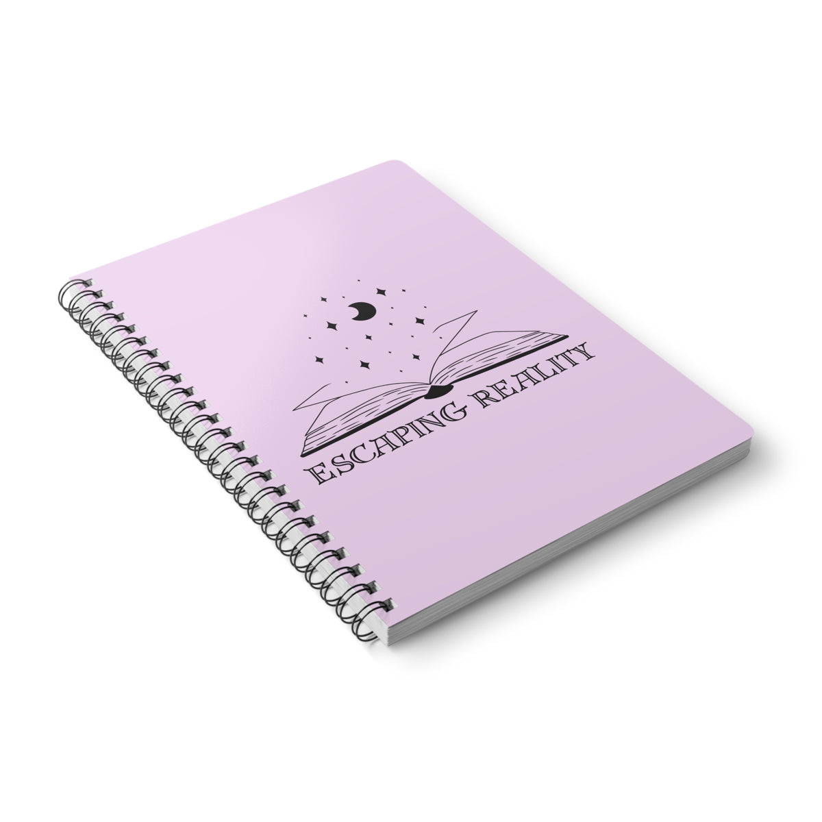 Escaping Reality (Moon) Wirobound Softcover Notebook, A5