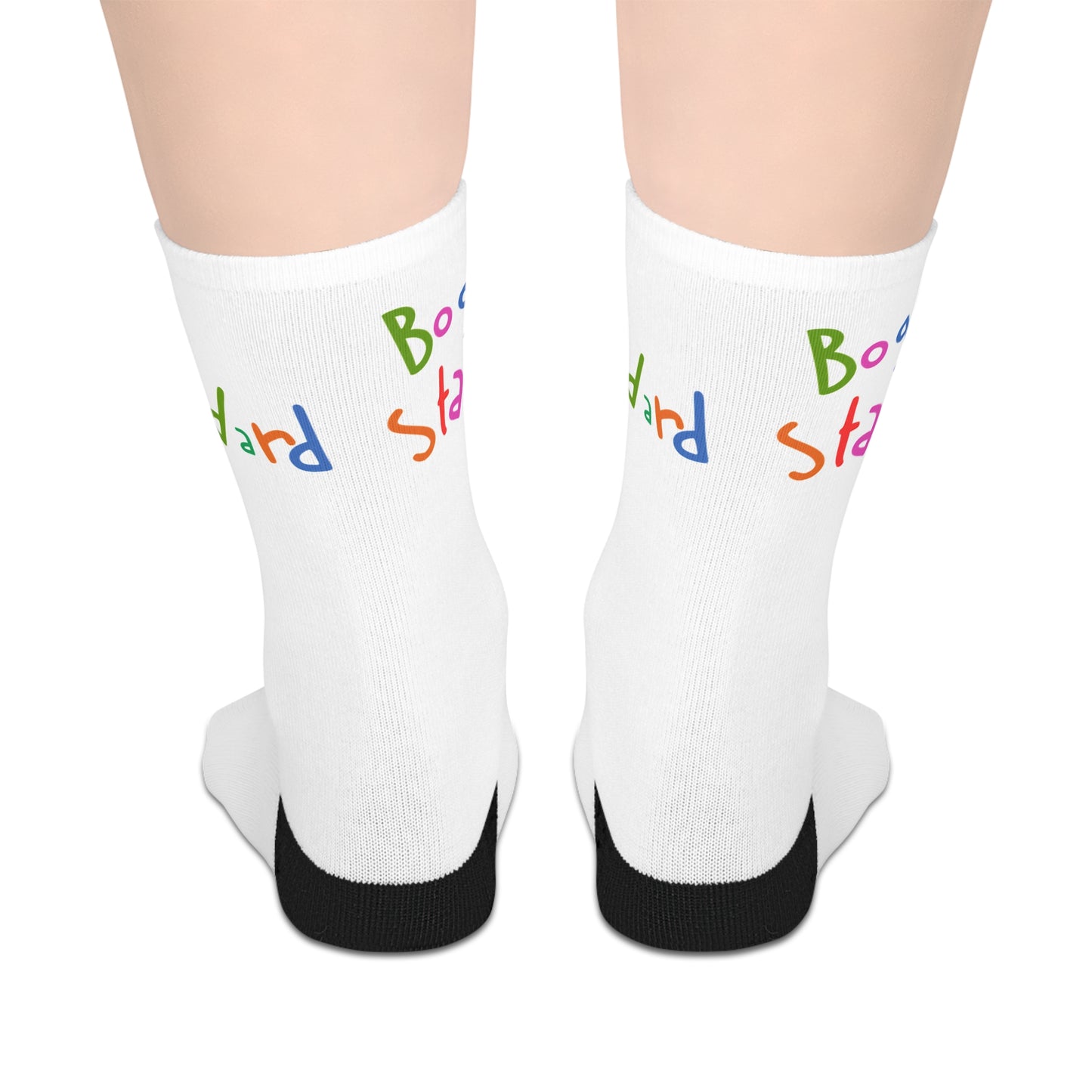 Bog Standard Mid-length Socks (White)