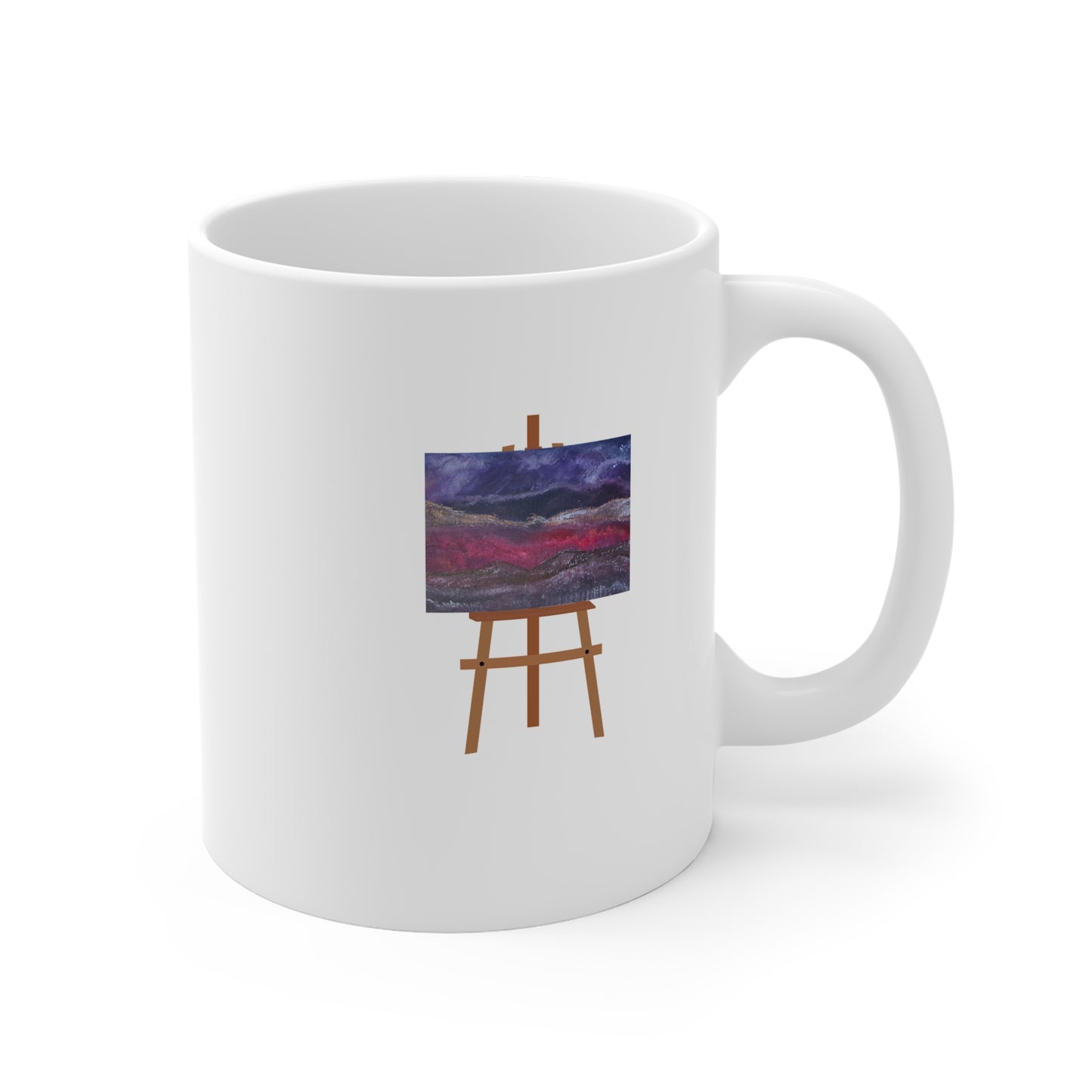 The Time Before Land (Easel) 11oz White Mug