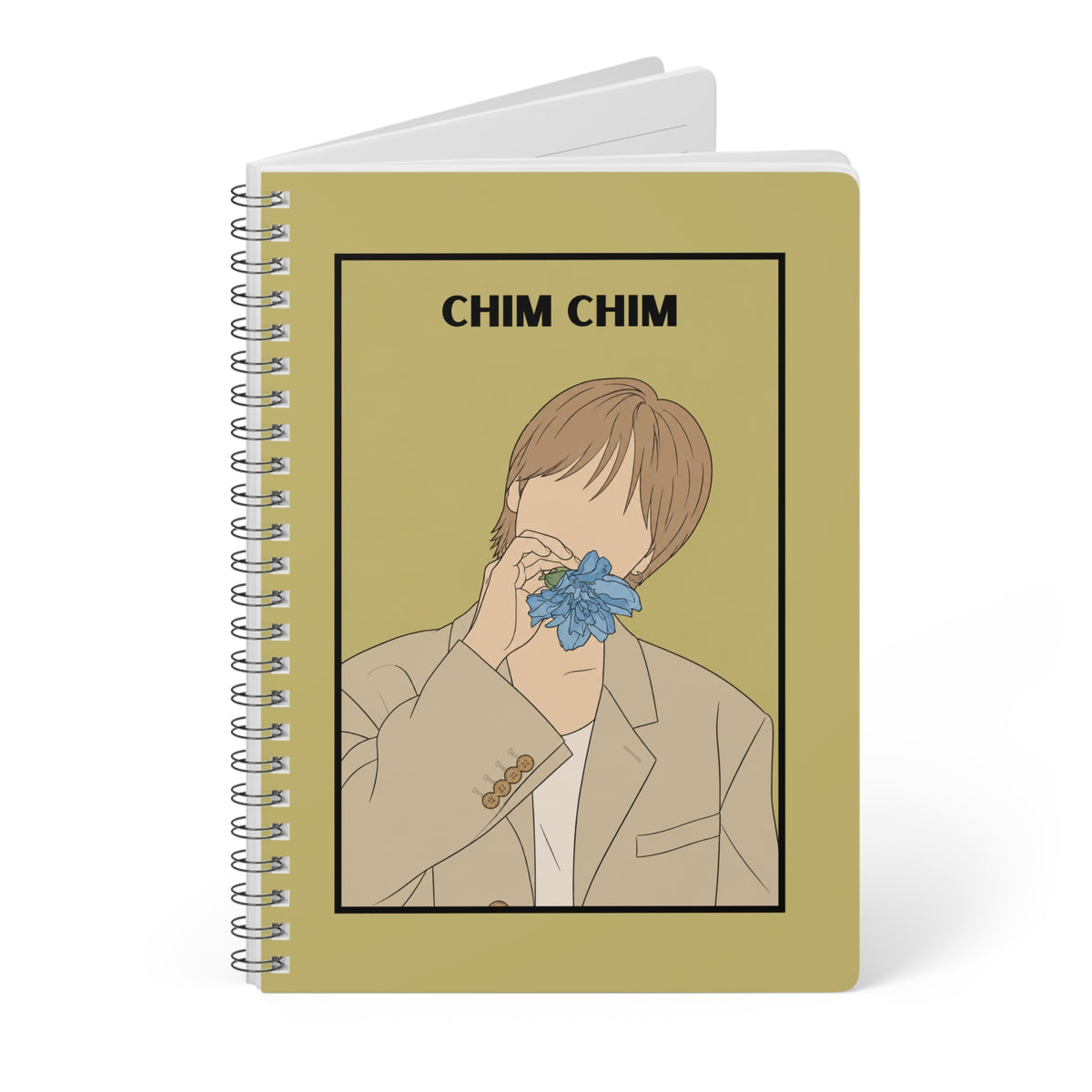 Chim Chim (Jimin) Wirobound Softcover Notebook, A5
