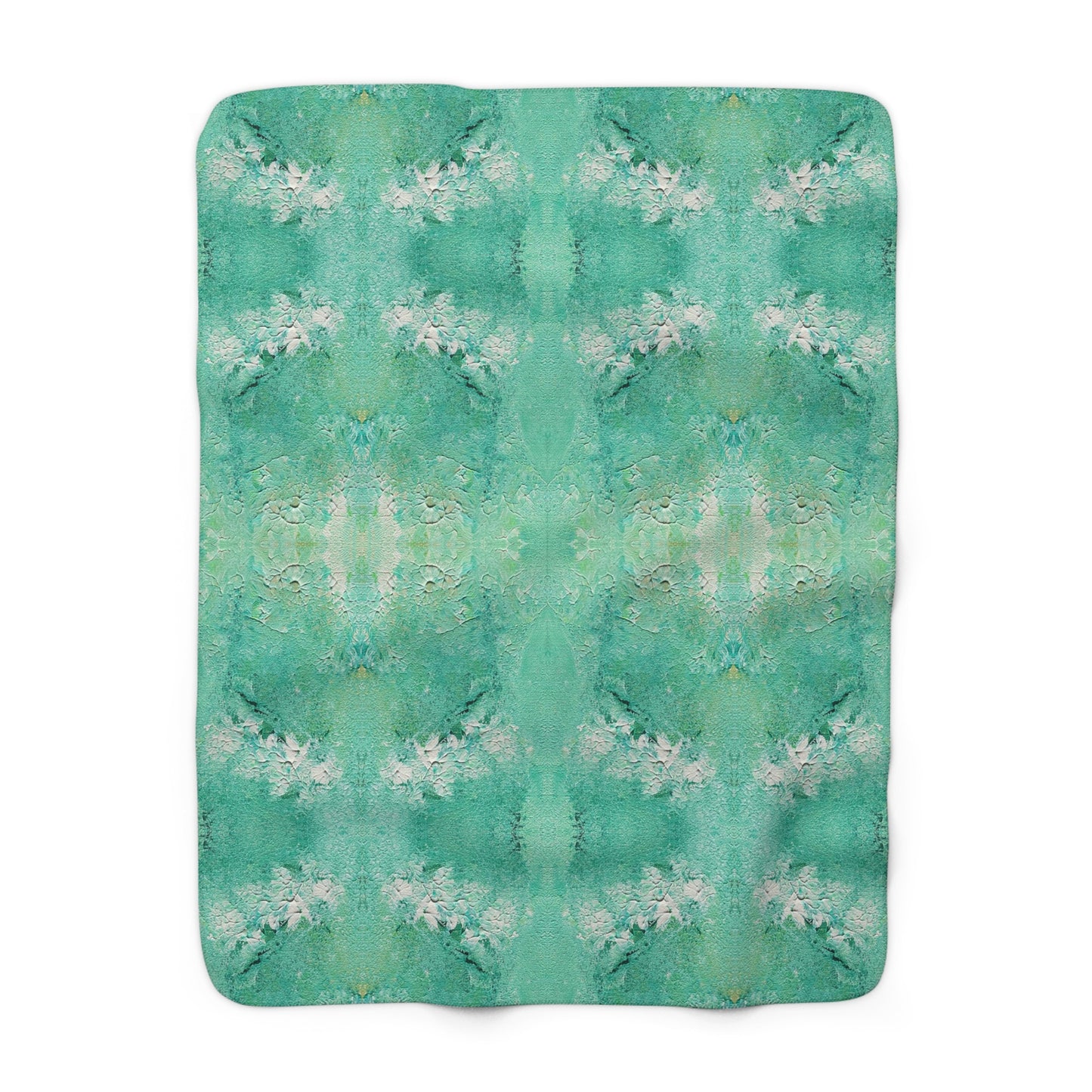 Chlorophyll Sherpa Fleece Blanket