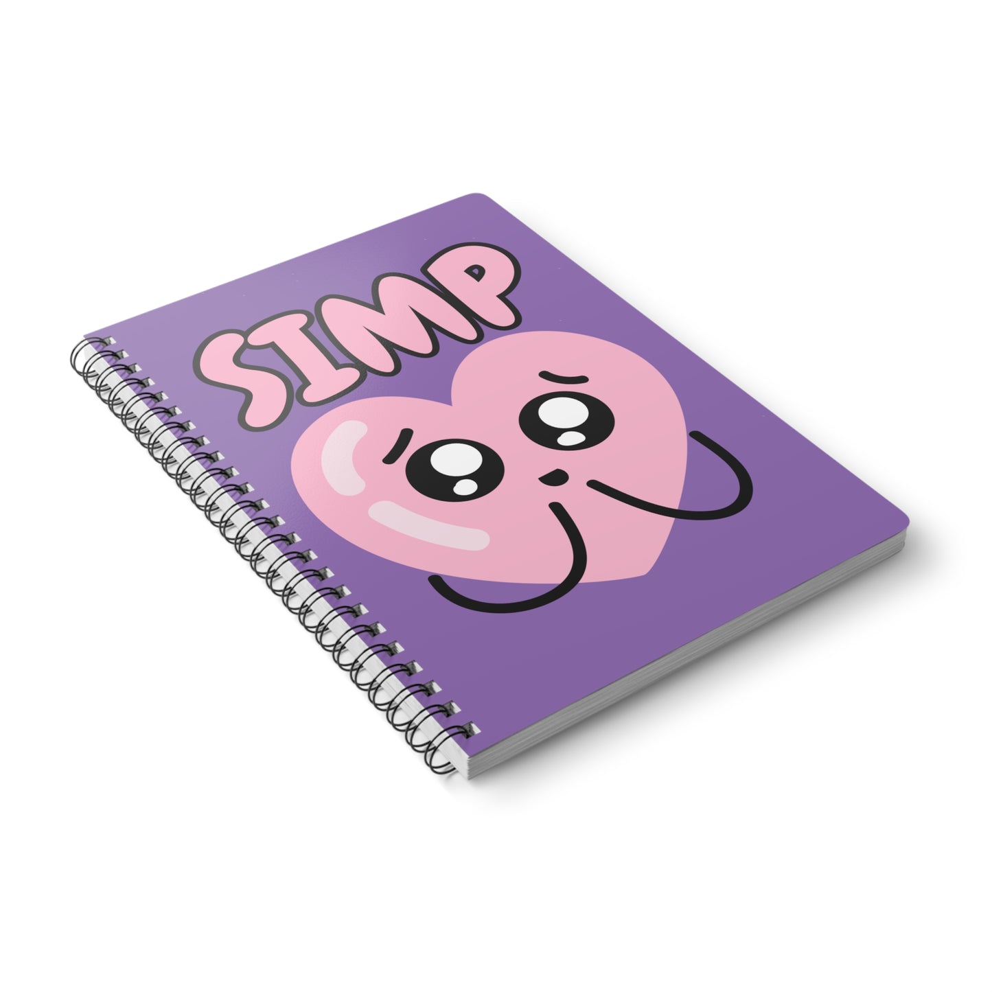 Simp (1) Wirobound Softcover Notebook, A5