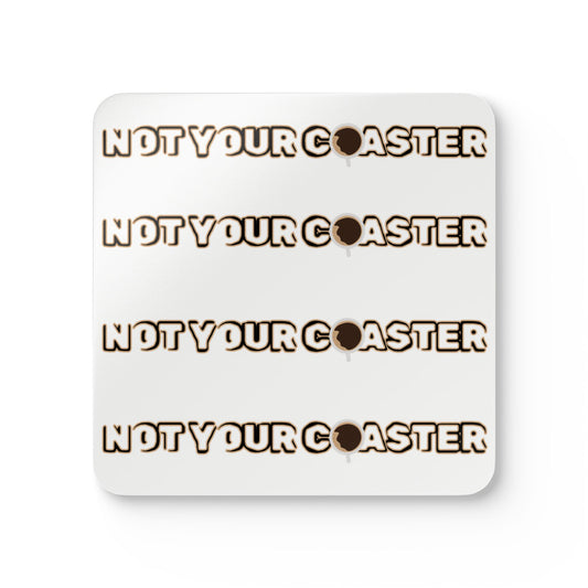 Not Your Coaster Corkwood Coaster Set