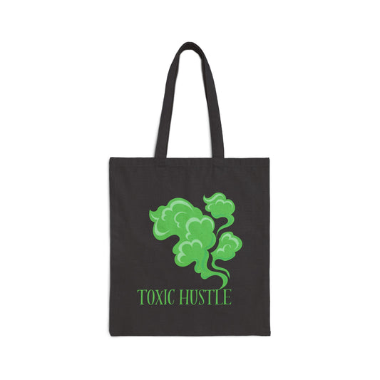 Toxic Hustle Cotton Canvas Tote Bag